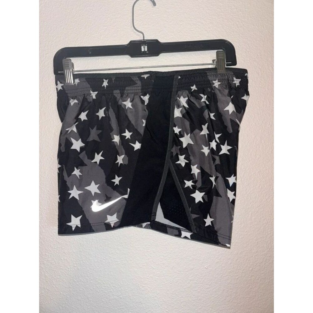 Nike Running Shorts Stars Black Grey Medium M